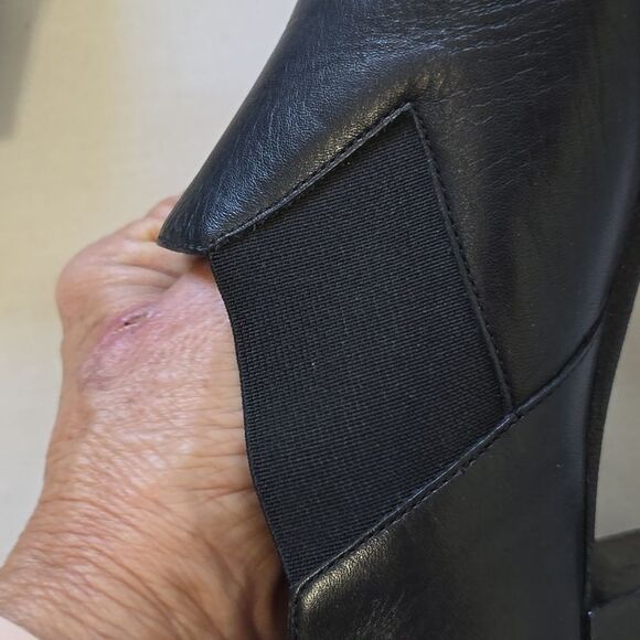 Aerosole Black Leather Shoes size 8 - Picture 7 of 10